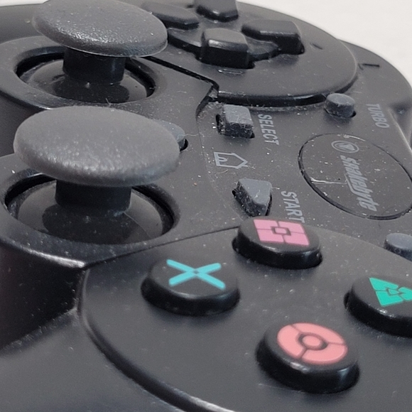 Snakebyte SB00566 basic wired game controller for Sony Playstation 3 PS3 black - Picture 2 of 6